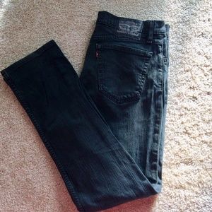 Levis mens black jeans